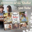 Foto-Puzzle f&uuml;r die Mama  - Gl&uuml;ck ist - 500,...