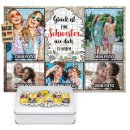 Foto-Puzzle f&uuml;r die Schwester  - Gl&uuml;ck ist -...