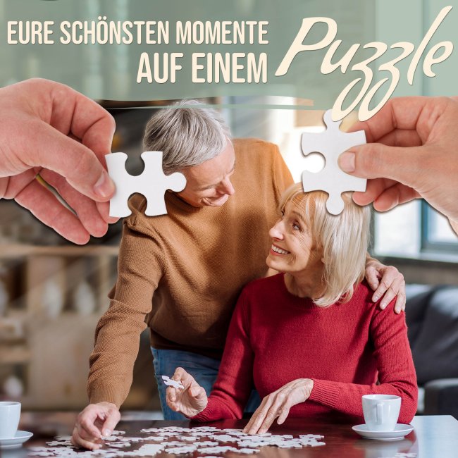 Foto-Puzzle f&uuml;r den Freund  - Gl&uuml;ck ist - 500, 1000 oder 2000 Teile in