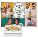 Foto-Puzzle f&uuml;r den Bruder  - Gl&uuml;ck ist - 500,...