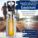 Edelstahl-Trinkflasche - MOVE IT! Gemeinsam mehr bewegen....