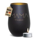 Windlicht mit Gravur - Mama - mit Namen