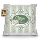 Mama-Kissen - Mum Residence Vintage Streifen-Design