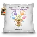 Personalisiertes Mama-Kissen - Handabdruck...