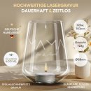 Windlicht Harmony mit Gravur - Geschenk f&uuml;r Mama -...