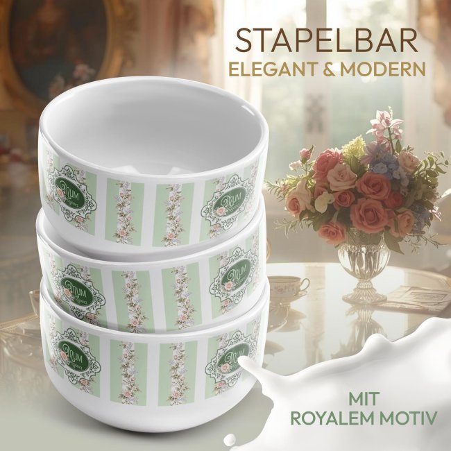 M&uuml;slisch&uuml;ssel mit Motiv - Royal Regency - Mum Residence Motiv - f&uuml;r Mama
