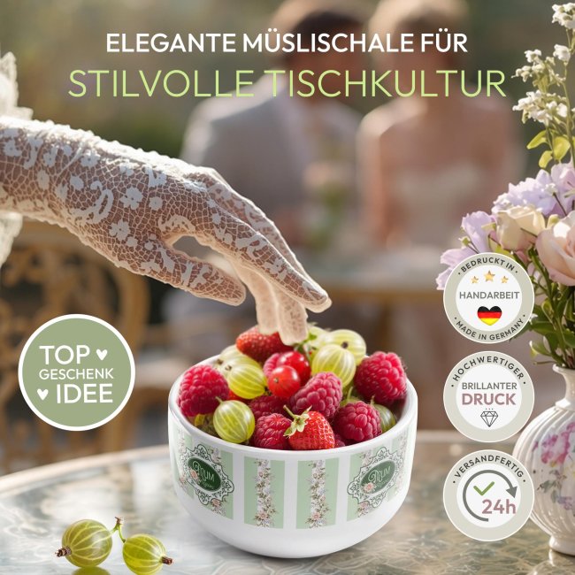 M&uuml;slisch&uuml;ssel mit Motiv - Royal Regency - Mum Residence Motiv - f&uuml;r Mama