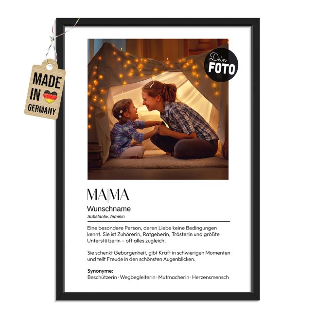 Fotodruck - Mama Duden - Mit Foto &amp; Name
