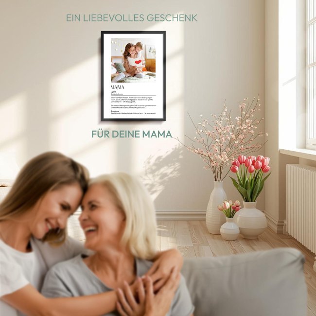 Fotodruck - Mama Duden - Mit Foto &amp; Name