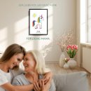 Fotodruck - Kinderzeichnung - Mit Bild &amp; Text -...