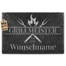 Personalisierte Schieferplatte f&uuml;r M&auml;nner -...