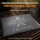 Personalisierte Schieferplatte f&uuml;r M&auml;nner -...