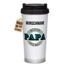 Thermobecher f&uuml;r Papa mit Name - Bester Papa der...