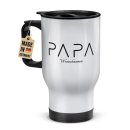 Thermobecher mit Henkel &amp; Name f&uuml;r Papa -...