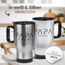 Thermobecher mit Henkel &amp; Name f&uuml;r Papa -...