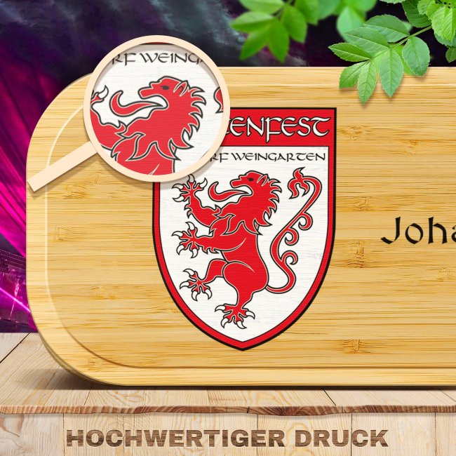 Bedruckte Brotdose mit Name - Welfenfest Logo