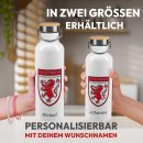Trinkflasche mit Bambusdeckel - Welfenfest Logo - mit Name