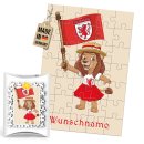 35 Teile Fotopuzzle f&uuml;r Kinder mit Name -...