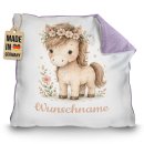 Personalisiertes Kissen f&uuml;r Kinder - mit Name - Pony...