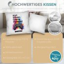 Personalisiertes Kissen f&uuml;r Kinder - Eat Sleep - mit...