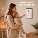 Fotodruck mit Bilderrahmen f&uuml;r Kinder - Ballerina -...