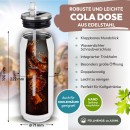Cola-Dose - Ninja M&auml;dchen Pink - mit Name -...