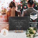 Personalisierte Schieferplatte mit Gravur zur Hochzeit -...