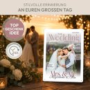 Blechschild zur Hochzeit - Magazin Mrs. &amp; Mr. - mit...