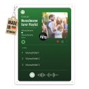Blechschild zur Hochzeit - Playlist - mit Foto &amp;...
