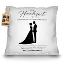 Personalisiertes Kissen zur Hochzeit - Gemeinsam....