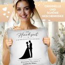 Personalisiertes Kissen zur Hochzeit - Gemeinsam....