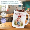 Personalisierte Tasse zur Einschulung - Schulabenteuer...