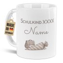 Personalisierte Tasse zur Einschulung - Schulkind 2026 -...