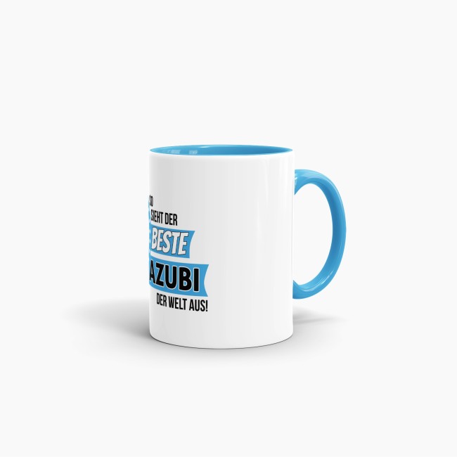 Berufe-Tasse - So sieht der beste Azubi aus - Hellblau