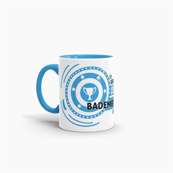 Berufe-Tasse - So sieht der beste Bademeister aus - Hellblau