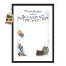 Personalisiertes Einschulung-G&auml;stebuch Poster mit...