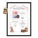 Personalisierter Einschulung-Steckbrief - Mein erster...