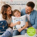 G&auml;stebuch-Kissen - Einschulung Junge - mit Name...
