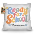 Kissen zur Einschulung - Ready for School - mit Name