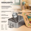 Brotdose bedruckt zur Einschulung - ABC - mit Name -...