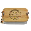 Brotdose bedruckt zur Einschulung - Erstklassiges...