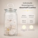 Vorratsdose aus Glas zur Geburt - Energiereserven...