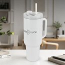 Thermobecher mit Deckel und Strohhalm - 1200 ml - 4 Farben