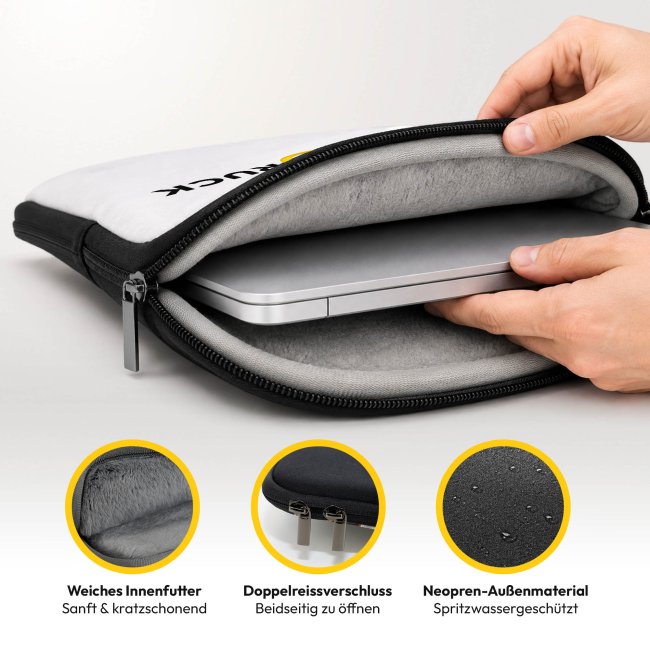 Laptoptaschen bedrucken - in 3 Gr&ouml;&szlig;en