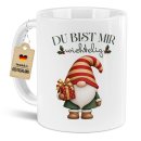 Weihnachts-Tasse mit Wichtel-Spruch - Du bist mir wichtelig