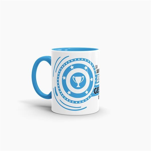 Berufe-Tasse - So sieht der beste Geselle aus - Hellblau
