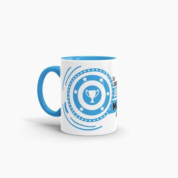 Berufe-Tasse - So sieht der beste Maler aus - Hellblau