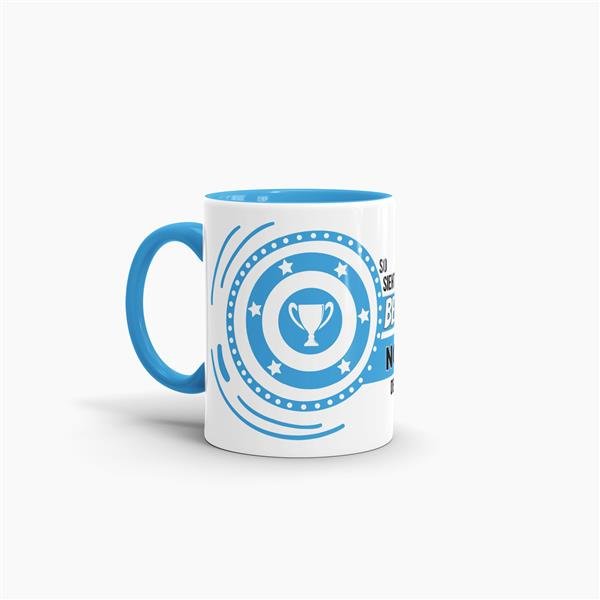 Berufe-Tasse - So sieht der beste Notar aus - Hellblau
