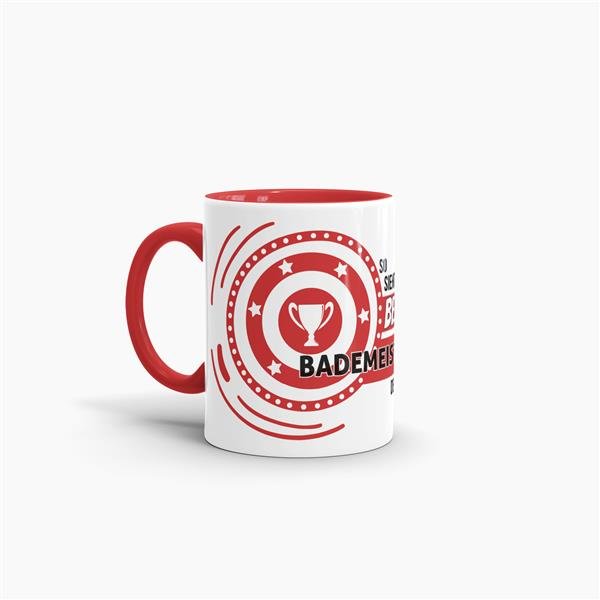 Berufe-Tasse - So sieht die beste Bademeisterin aus - Rot
