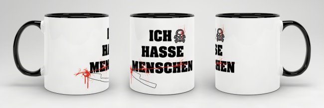 Tasse - Ich hasse Menschen